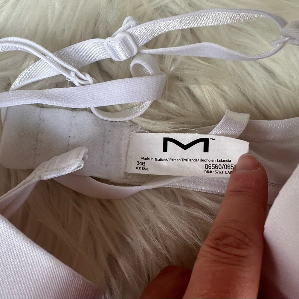 Maidenform White Lightly Lined Bra - image 2